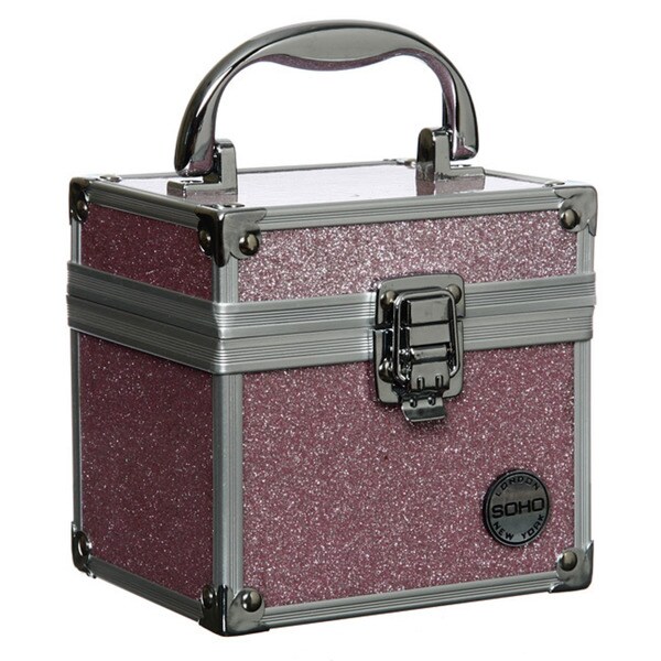 Shop SOHO City Lights Pink Mini Beauty Case - Free ...