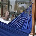 Cotton 'Ipanema Nocturnal' Hammock , Handmade in Brazil