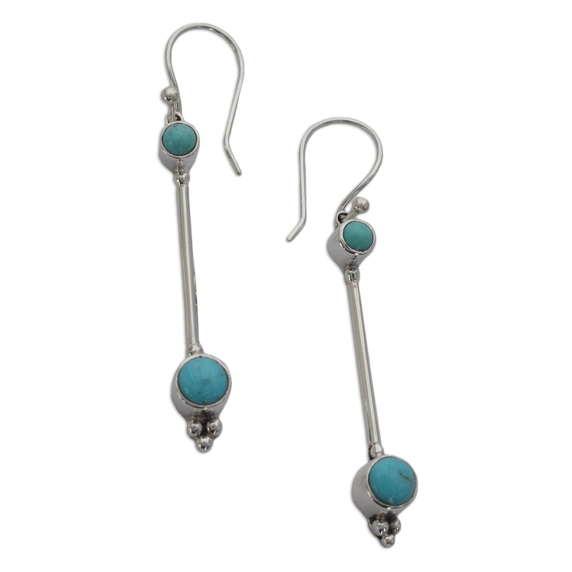 turquoise drop earrings