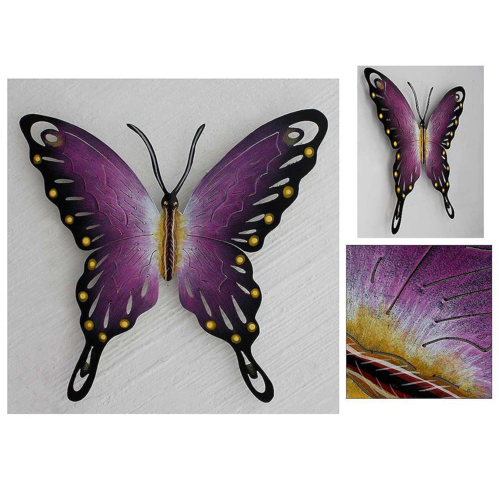 Handcrafted Steel 'Soul of Femininity' Wall Art , Handmade in Mexico