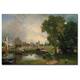 John Constable 'Dedham Lock and Mill 1820' Medium Canvas Art - Bed Bath ...