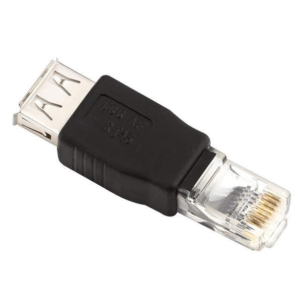 INSTEN Black USB Type A to RJ-45 Ethernet Adapter F/ M
