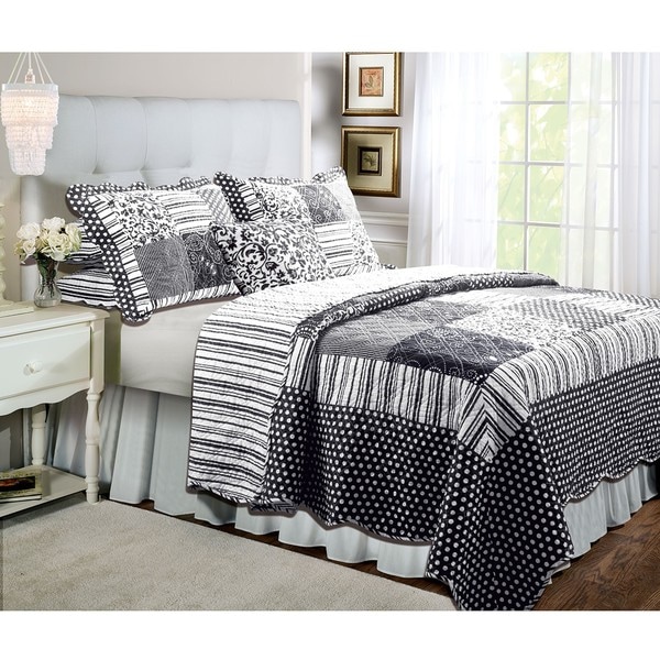 Shop Greenland Home Fashions Natalie Oversize Kingsize 3piece Quilt