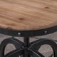 preview thumbnail 5 of 6, Adjustable 26-inch Natural Fir Wood Finish Bar Stool by Christopher Knight Home