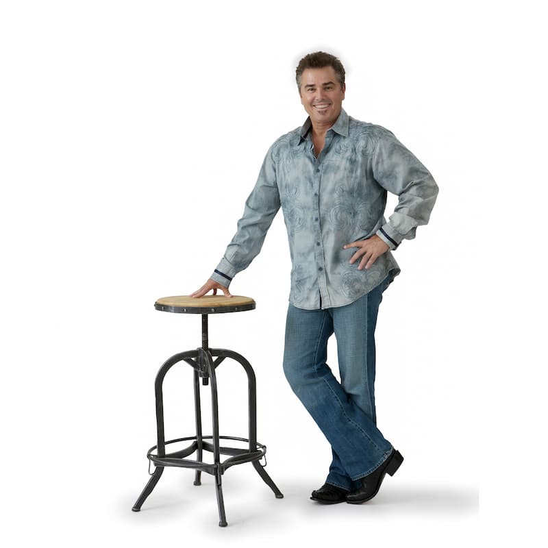 Adjustable 26-inch Natural Fir Wood Finish Bar Stool by Christopher Knight Home - N/A