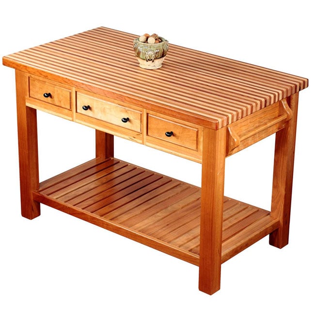 Heyman Island Cherry Kitchen Island