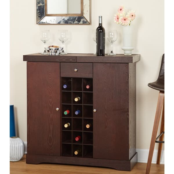 shop simple living wine storage cabinet - on sale - free shipping