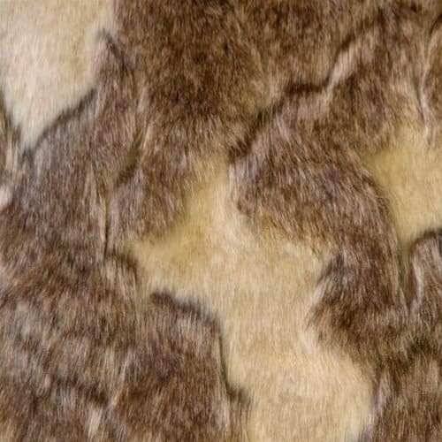 Pillow Décor - Variegated Faux Fur Throw Pillow