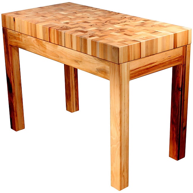 Bradley Furniture Appaloosa Butcher Block Island
