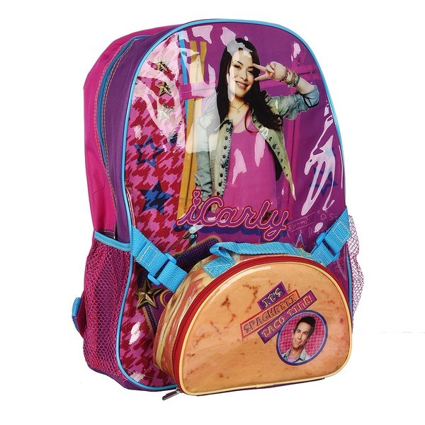 Nickelodeon's iCarly 16-inch Backpack with Lunch Tote - 13760924 ...