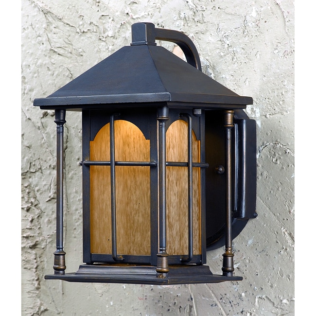 Ahoy Weatherproof Led Bronze One light Outdoor Wall Light