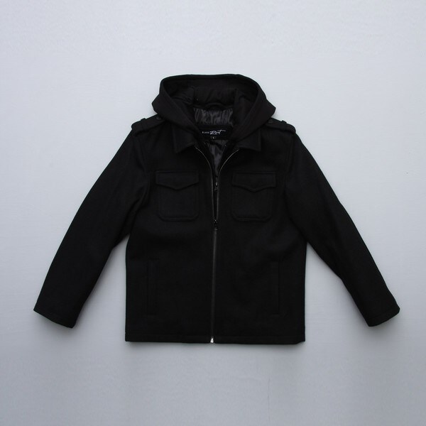 black rivet coat