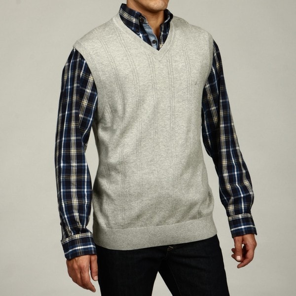 Shop Nautica Men&#39;s Sweater Vest FINAL SALE - Free Shipping On Orders Over $45 - 0 ...