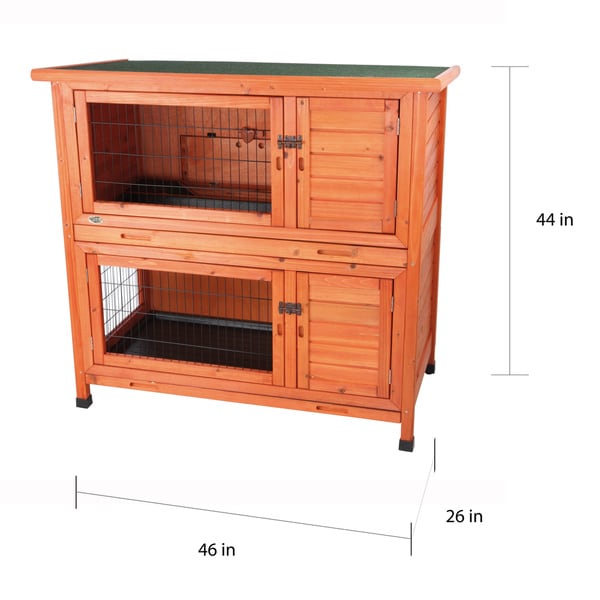 2 in 1 rabbit hutch