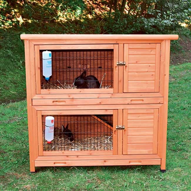 2 in 1 rabbit hutch