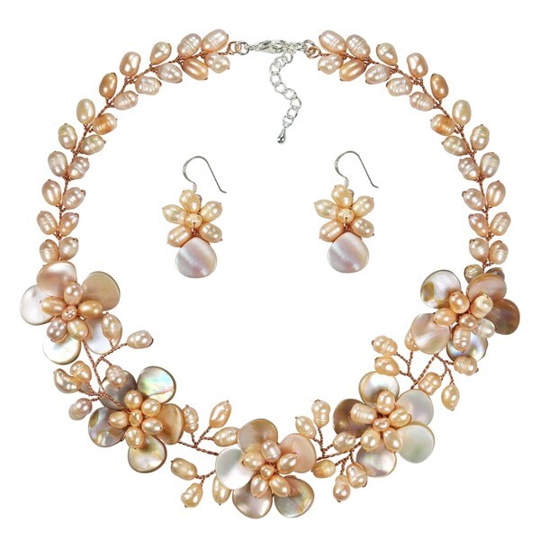 pink pearl jewelry