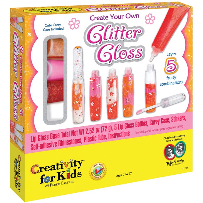 Creativity for Kids Create-Your-Own Glitter Lip Gloss Kit - Bed Bath &  Beyond - 6099320