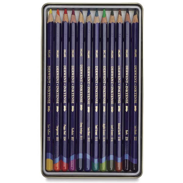 Derwent Inktense Pencil Set (Pack of 12)