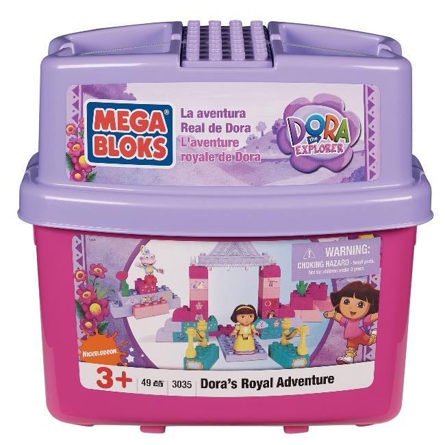 Dora's Royal Adventure Playset Mega Bloks Building Blocks