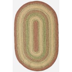 nuLOOM Handmade Reversible Braided Rust Lodge Rug (5' x 8' Oval) - Bed ...