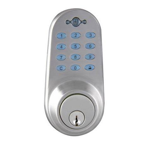 Lockstate LS-DBS-SC Keyless Deadbolt - Overstock - 5190404