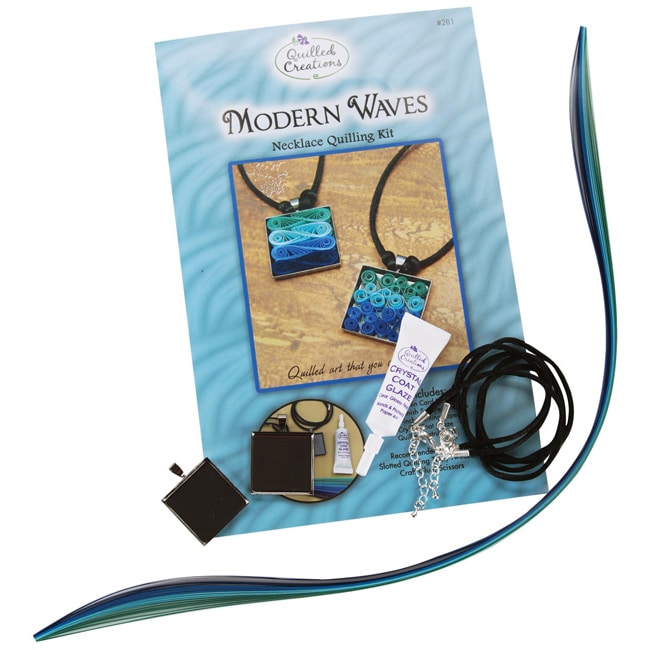 Modern Waves Necklace Quilling Kit