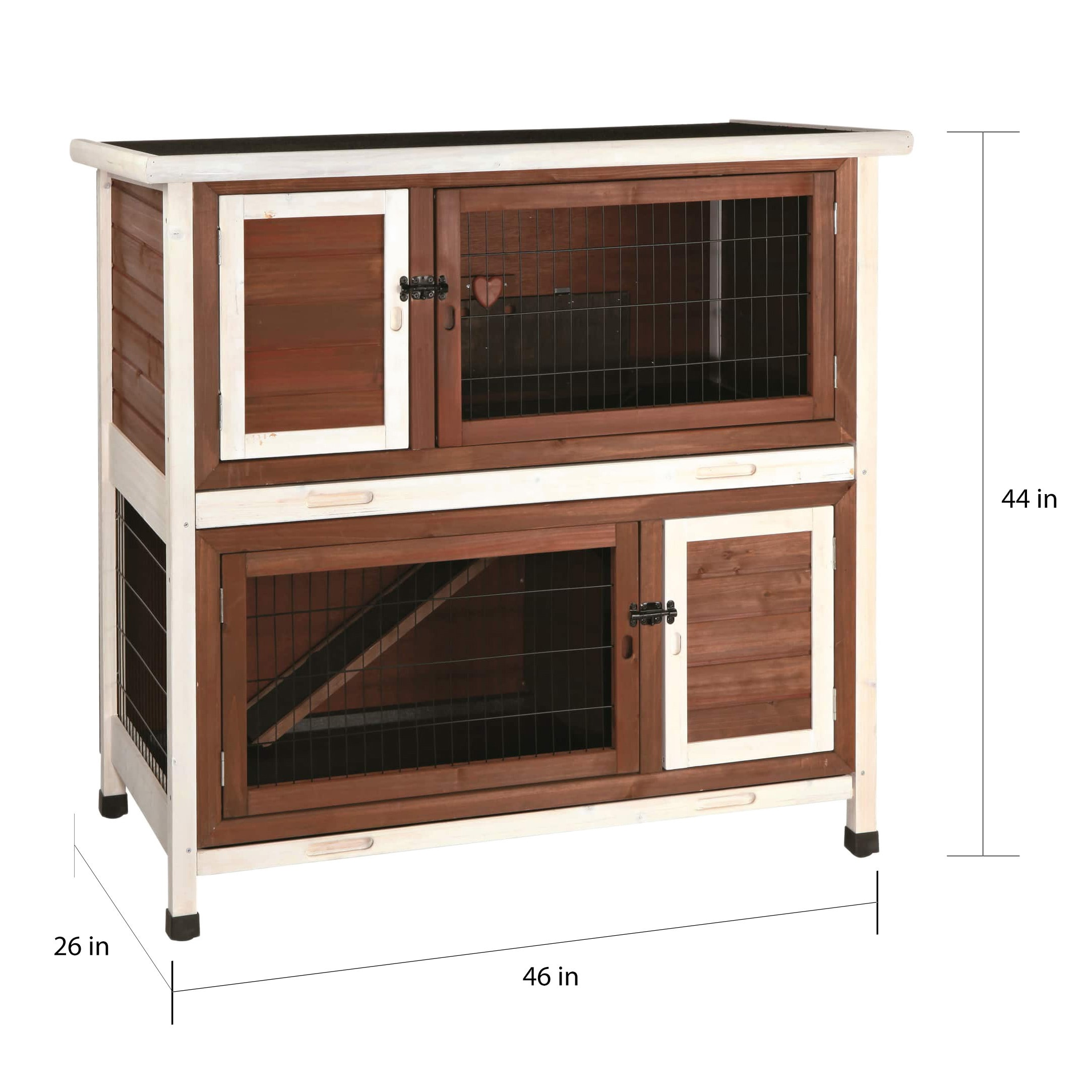 2 floor rabbit hutch