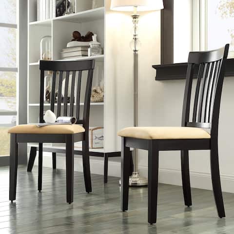 Copper Grove Liebenstein Black Dining Chairs (Set of 2)