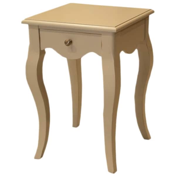 Shop Ashley White Distressed Side Table Free Shipping Today