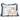 RLF Home Belle Embroidery Decorative Ribbon Ruffled Pillow - Porcelain