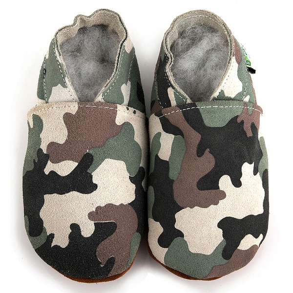 Shop Camouflage Soft Sole Leather Baby Shoes - Free Shipping On Orders ...
