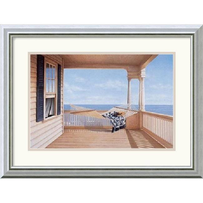 Framed Art Print 'A Summer Place' by Daniel Pollera 20 x 16-inch