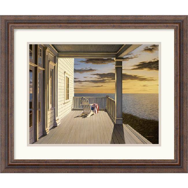 Daniel Pollera 'Last Light' 21 x 18-inch Framed Art Print
