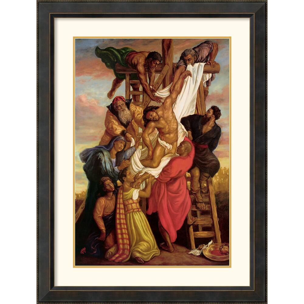 Tim Ashkar 'Descent from the Cross' Framed Art Print