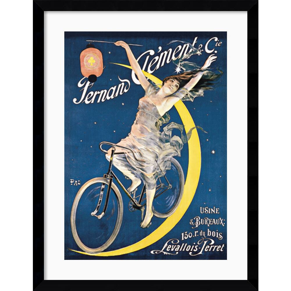 Jean De Paleologue 'Clement Cycles (c. 1897)' Framed Art Print