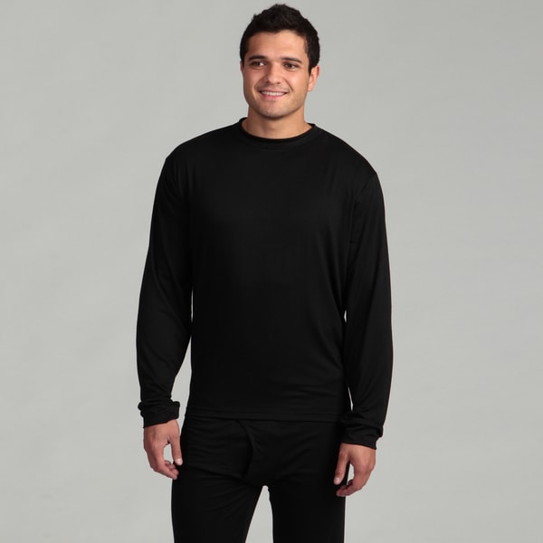 mens black thermal underwear