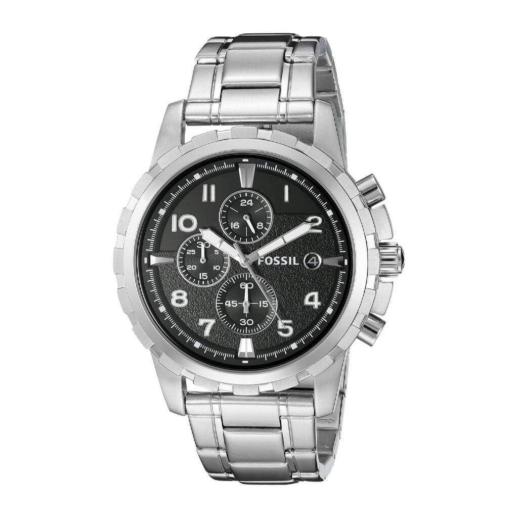 Fossil Men's FS4542 'Dean' Stainless Steel Chronograph Watch