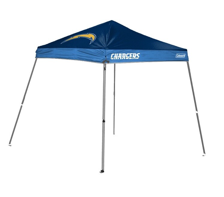 Coleman San Diego Chargers 10x10-foot Tailgate Canopy Tent Gazebo ...