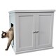 preview thumbnail 20 of 18, The Refined Feline's Enclosed Litter Box Wooden End Table