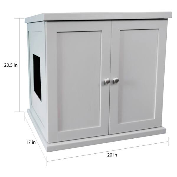 The Refined Feline S Enclosed Litter Box Wooden End Table Enclosed Litter Box Wooden End Table