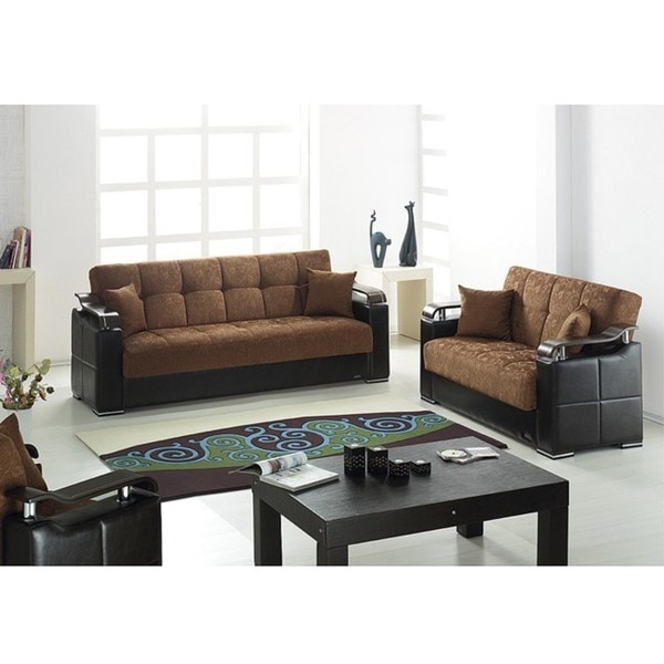 Shop Soho Convertible Sofa Bed Set Free Shipping Today Overstock