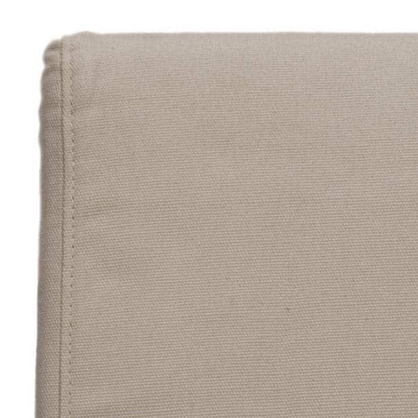 SAFAVIEH Dining Parsons Durham Taupe Slipcover Dining Chairs (Set of 2) - 18.7" x 23.2" x 39.5"