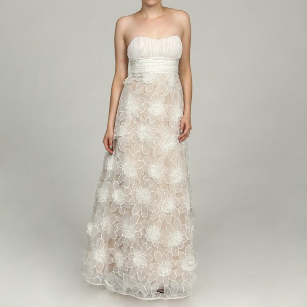 Shop Eliza J Women&rsquo;s Floral Embellished Dress - Free Shipping Today