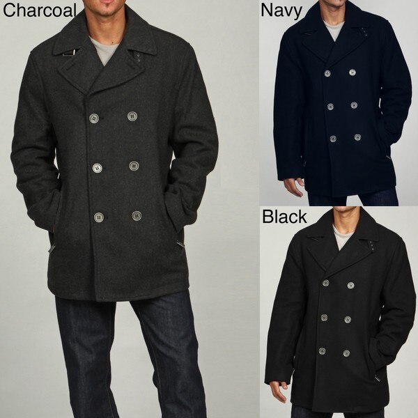 michael kors double breasted peacoat