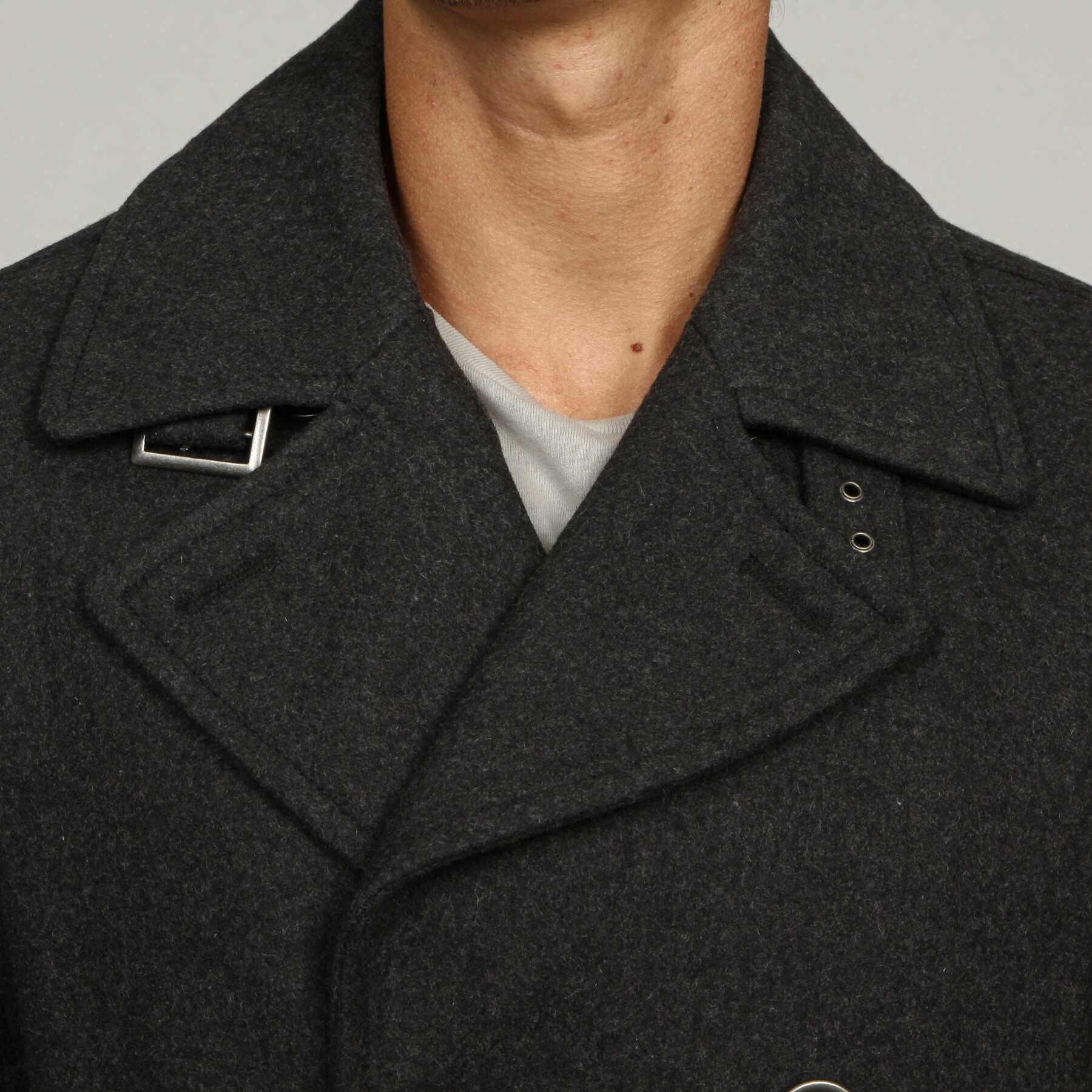 michael kors double breasted peacoat mens