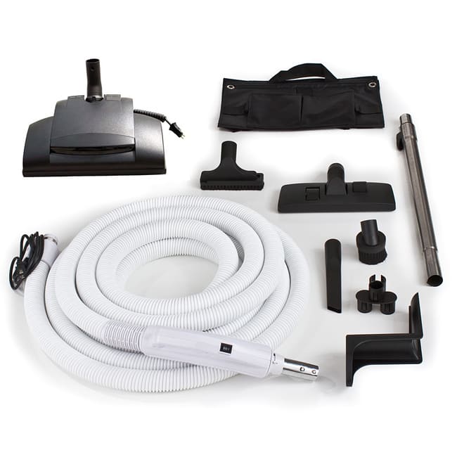 GV Deluxe Central Vacuum Kit - Black