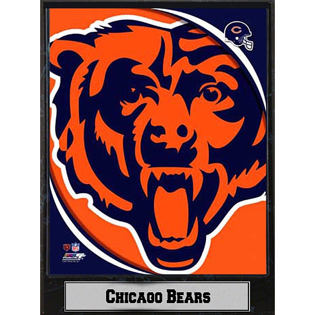 2011 Chicago Bears Logo Plaque