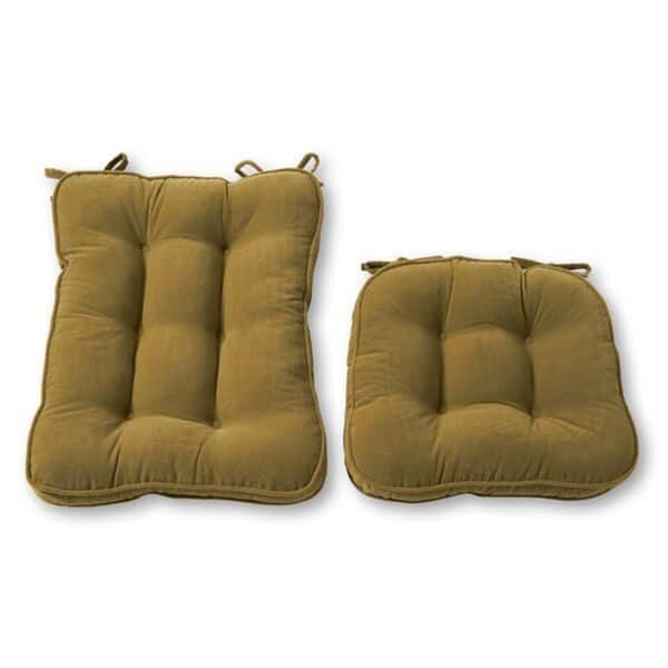 Moss Hyatt 2-Piece Reversible Rocking Chair Cushion Set