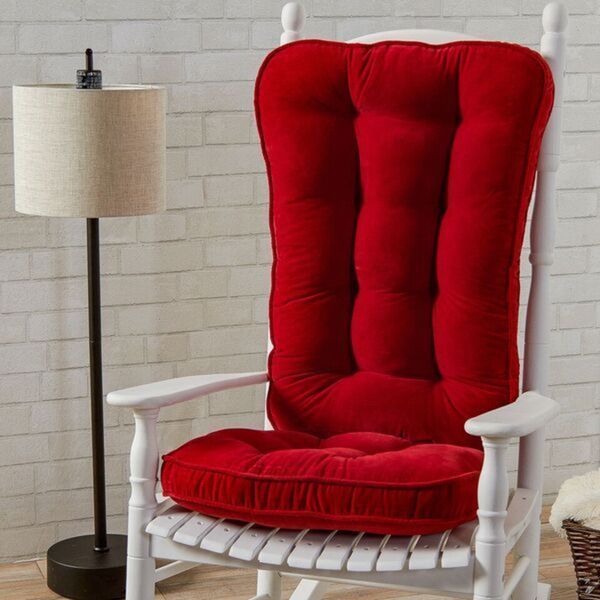 hyatt jumbo 2-piece rocking chair cushion set
