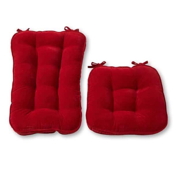 Scarlet Hyatt 2-Piece Reversible Jumbo Rocking Chair Cushion Set